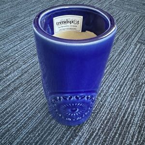 Trendspot Vintage Pottery Vase Cobalt Blue